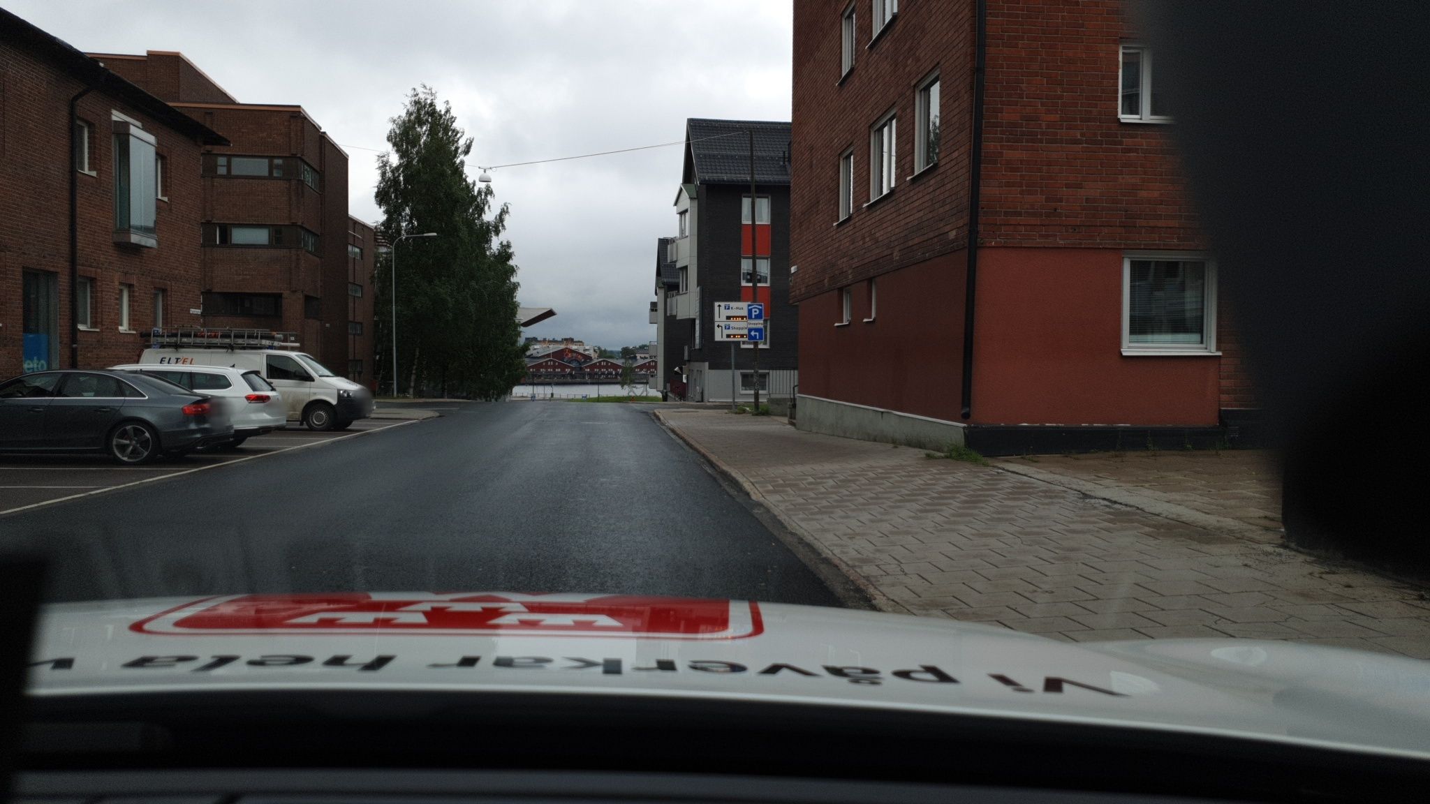 Paired summer prior of the same Luleå scene.